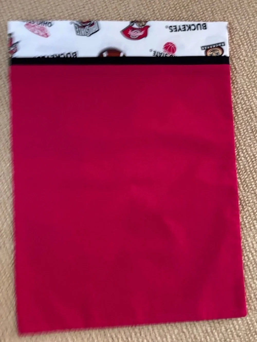 Ohio State Buckeyes Travel Size Pillowcase 16x12, New